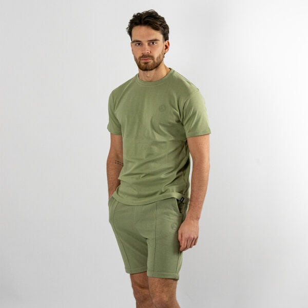 T-Shirt Basic Oil Green