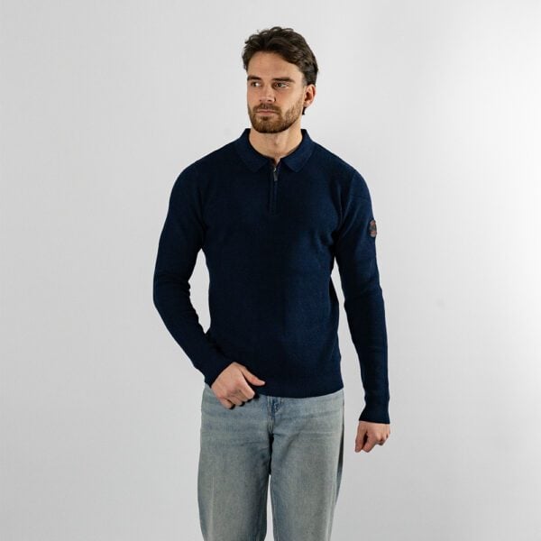 Polo Knit Navy Blue